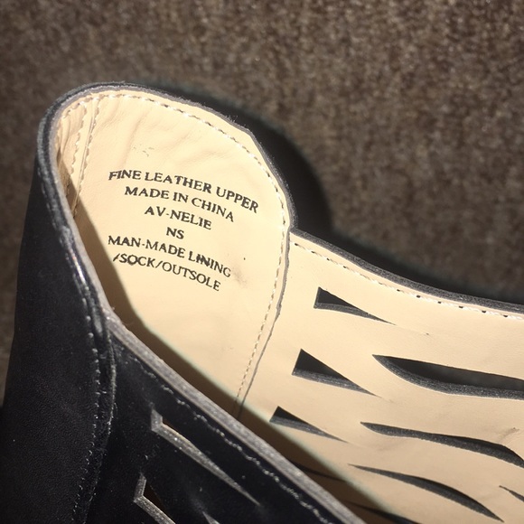 ❤️ NWT Adrienne Vittadini Genuine Leather Booties - Picture 5 of 8